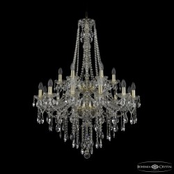 Подвесная люстра Bohemia Ivele Crystal 1415/12+6/300/h-112/2d G