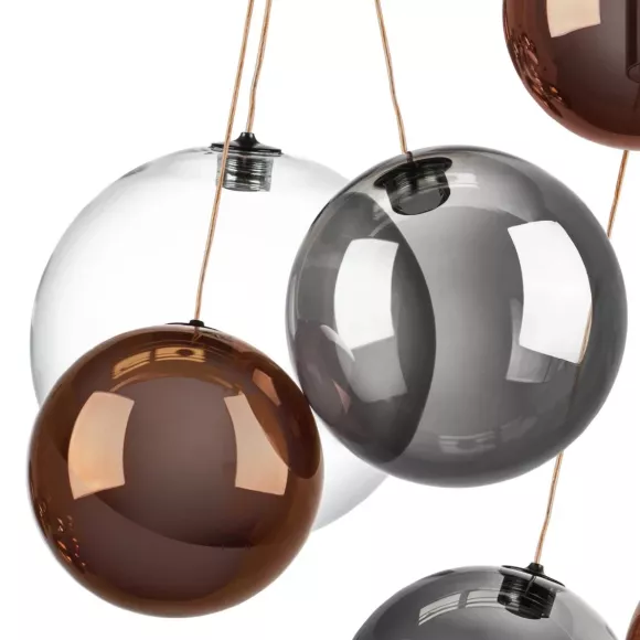 Каскадная люстра Lightstar Sferetta 801189, декоративные элементы крупным планом