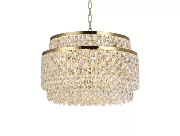 Подвесная люстра Newport Tiffany 8530/60 C gold polished М0070715, Золото, Прозрачный, Металл, крупный план Подвесная люстра Newport Tiffany 8530/60 C gold polished М0070715, Золото, Прозрачный, Металл, крупный план