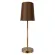 Настольная лампа Loft IT Hilton 10527T Brass, Латунь, Коричневый, Металл, крупный план основания
