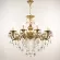 Подвесная люстра Bohemia Ivele Crystal AL79101/10/250 B GB, Золото, Металл, Классика стиль, крупный план