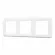 Рамка трехместная Arlight FRM-VERSA-PL-3-WH 043782