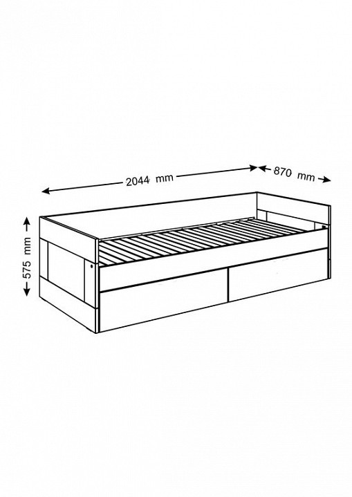 Кровать Сириус SHST_2.02.08.460.1