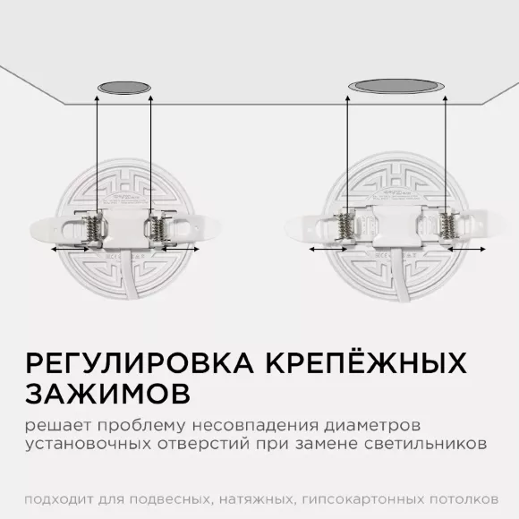 Встраиваемая светодиодная панель безрамочная Apeyron FLP 06-100 Встраиваемая светодиодная панель безрамочная Apeyron FLP 06-100