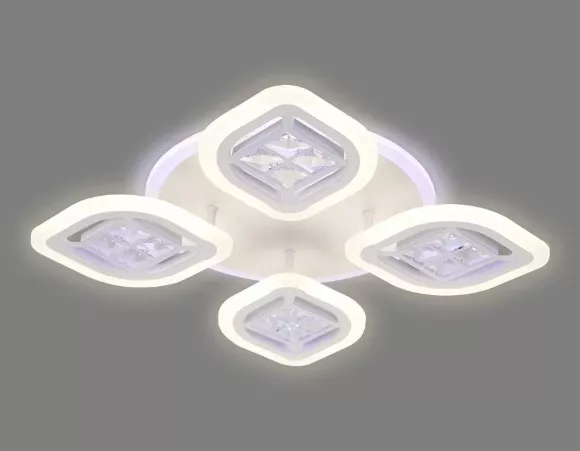Потолочная светодиодная люстра Ambrella Light Acrylica Ice FA280, светодиодный модуль Потолочная светодиодная люстра Ambrella Light Acrylica Ice FA280, светодиодный модуль
