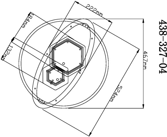 Потолочная светодиодная люстра с пультом управления Velante 438-327-04