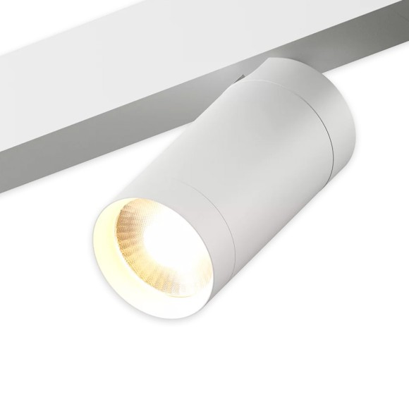 Трековый однофазный светильник AM Group Plain Opal AM588 10W 3000K WH
