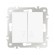 Выключатель жалюзи Arte Milano 206.38-2.white