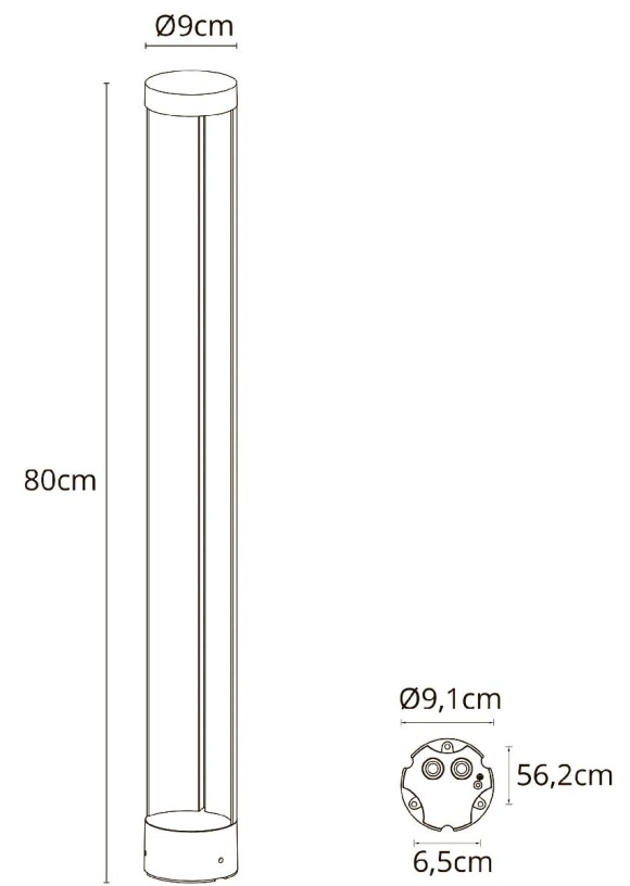 Ландшафтный светильник Arte Lamp New York A1680PA-1BK