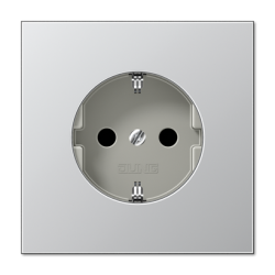 Розетка 2K+З со шторками Jung AL1520KI