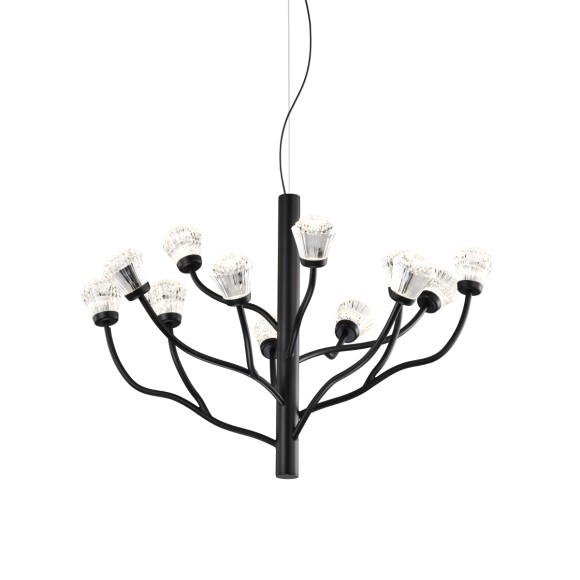 Подвесная светодиодная люстра Delight Collection P0550 P0550-12A black