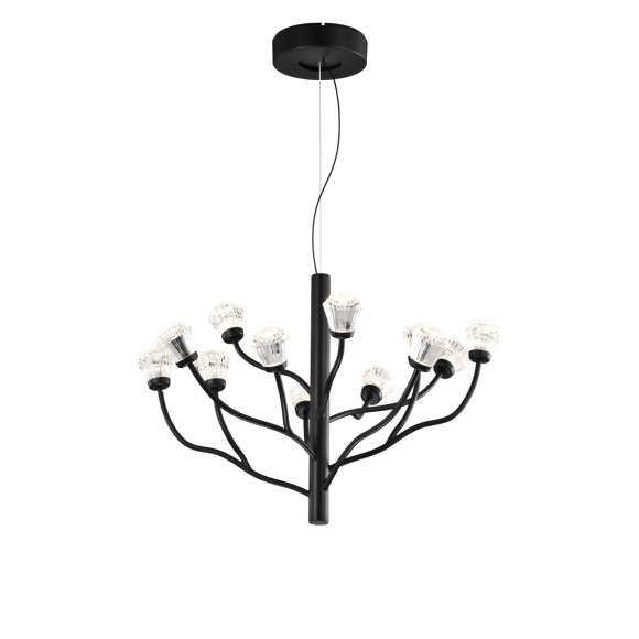 Подвесная светодиодная люстра Delight Collection P0550 P0550-12A black