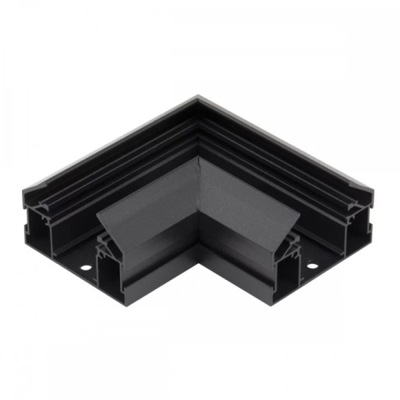 Угловой соединитель для шинопровода и закладного профиля для натяжного потолка AM Group AM540 BK SMART