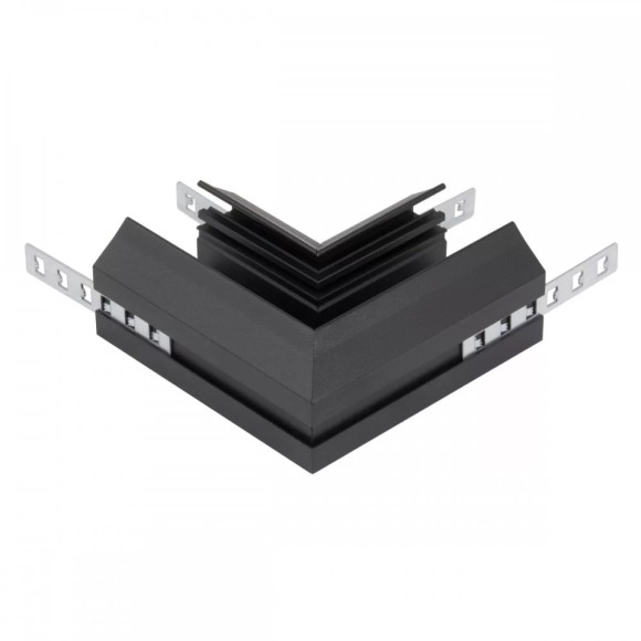 Угловой соединитель для шинопровода и закладного профиля для натяжного потолка AM Group AM540 BK SMART