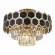 Потолочный светильник Arte Milano Sorrento 375009/3+2/20/380 GD, Золото, Прозрачный, Металл, крупный план