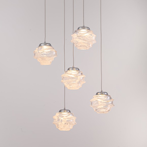 Подвесной светильник Delight Collection MD25030003 MD25030003-5A chrome/clear