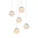 Подвесной светильник Delight Collection MD25030003 MD25030003-5A chrome/clear