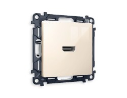 Комплект механизма розетки HDMI 2.0 40V/500mA 2.0GHz 5-18Gbit/s Ambrella Volt Alfa MA314010