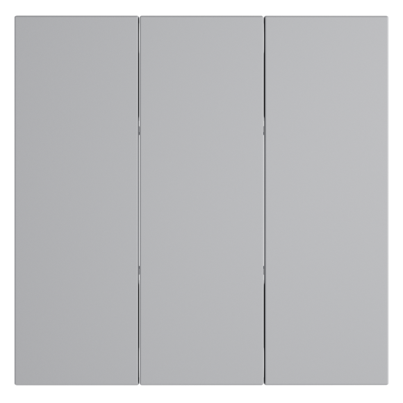 Клавиши для выключателя/переключателя трехклавишного Voltum S70 (серый) VLS000516