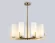 Люстра на штанге Ambrella Light High Light Modern LH56064, Латунь, Белый, Металл