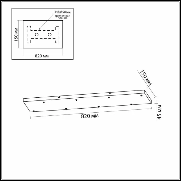 Основание для светильника Odeon Light Base 5058/GD Основание для светильника Odeon Light Base 5058/GD
