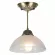 Подвесной светильник Citilux Франческа CL417013, Классика, Белый, Бронза
