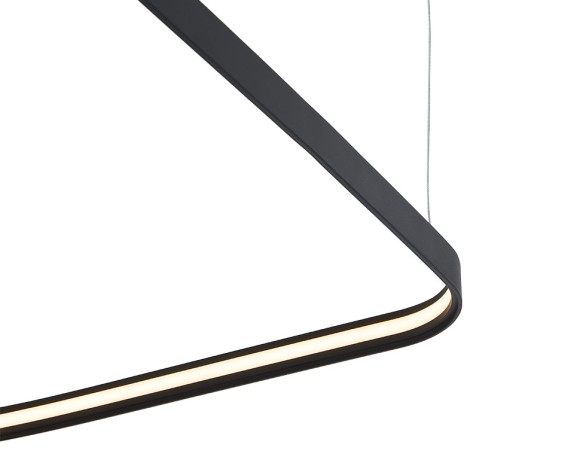 Подвесная светодиодная люстра Italline IT013-6024 black 3000K