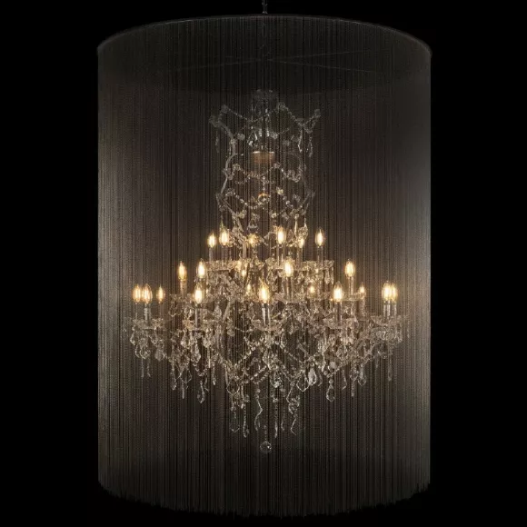 Подвесная люстра Loft IT Vaille Crystal 10450/1200, декоративные элементы крупным планом Подвесная люстра Loft IT Vaille Crystal 10450/1200, декоративные элементы крупным планом