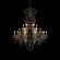 Подвесная люстра Loft IT Vaille Crystal 10450/1200, Арт-деко, Графит
