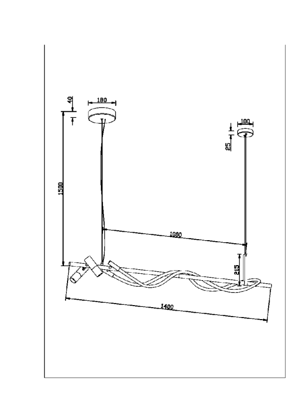 Подвесной светильник Maytoni Tau MOD166PL-L30GB3K