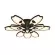 Потолочная светодиодная люстра Ambrella Light Acrylica Original FA581, вид снизу