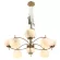 Подвесная люстра Odeon Light Modern 5432/8, Латунь, Белый, Металл