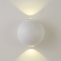 Уличный настенный светильник AM Group AM304-2X3 W WH 4000K