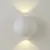 Уличный настенный светильник AM Group AM304-2X3 W WH 4000K