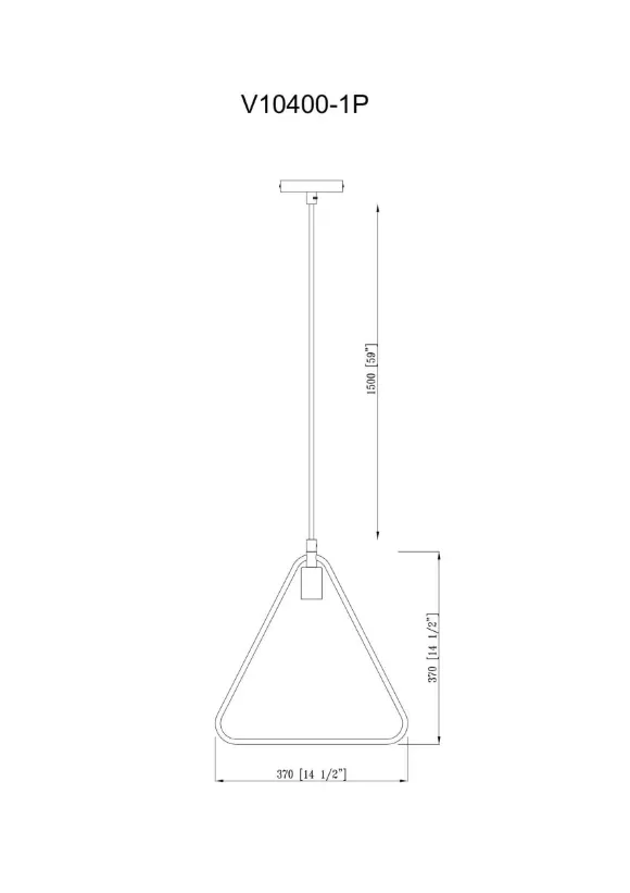 Подвесной светильник Moderli Miolla V10400-1P, вид снизу Подвесной светильник Moderli Miolla V10400-1P, вид снизу