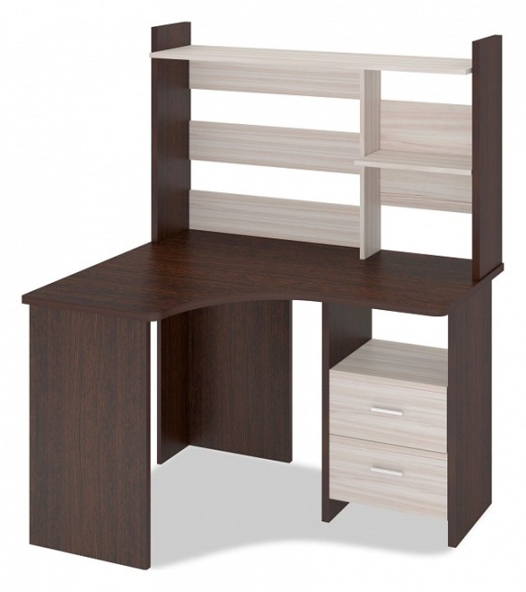 Стол компьютерный Домино Лайт СКЛ-Угл120+НКЛ-120 MER_SKL-Ugl120_NKL-120_VK_LEV