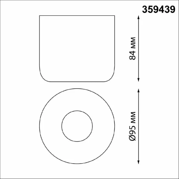 Накладной светильник Novotech Lisse 359439 Накладной светильник Novotech Lisse 359439