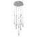 Подвесной светильник Delight Collection Teardrop OM801670-10-CH, Хром, Прозрачный, Металл
