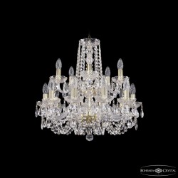 Подвесная люстра Bohemia Ivele Crystal 1402/10+5/195/2d G