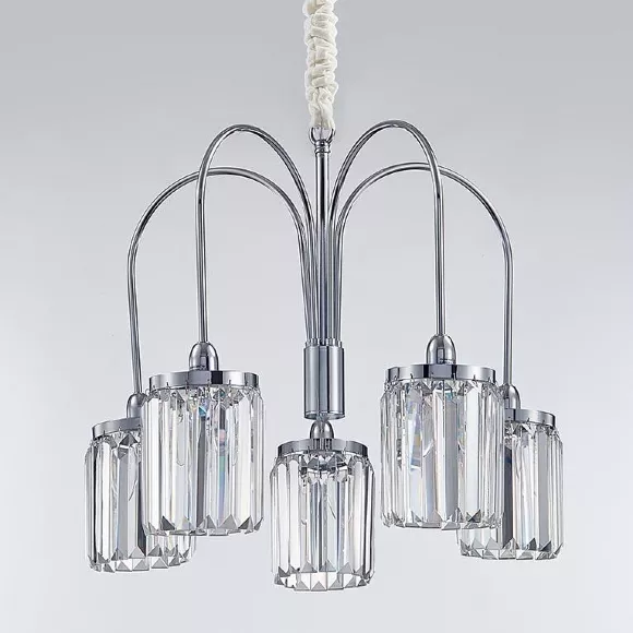 Подвесная люстра Newport 4505/C Chrome М0062718, Хром, Прозрачный, Металл, крупный план Подвесная люстра Newport 4505/C Chrome М0062718, Хром, Прозрачный, Металл, крупный план