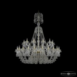 Подвесная люстра Bohemia Ivele Crystal 1409/24+12/530/XL-170 G