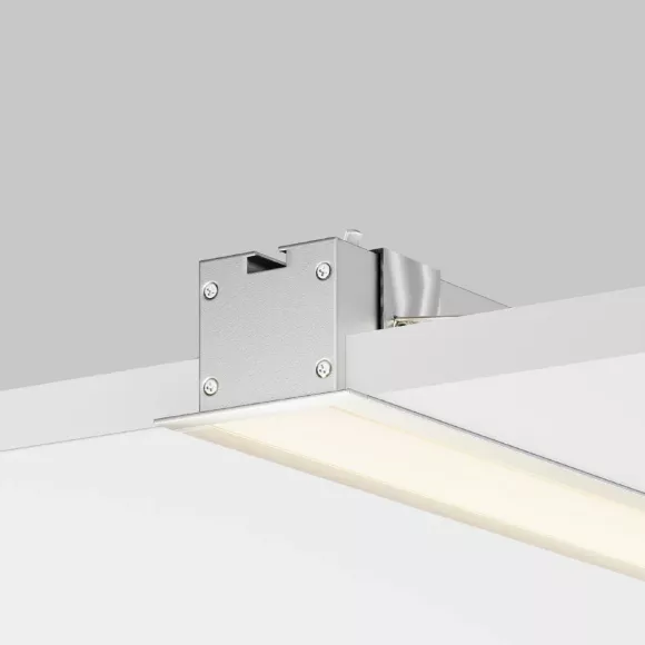 Линейный встраиваемый светильник Maytoni Technical 3000K 50x35 (Серебро, 1 м) LL313003