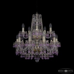 Подвесная люстра Bohemia Ivele Crystal 1410/10+5/195/2d G V7010