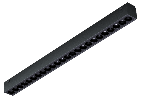 Трековый магнитный светильник iLedex Vision 4825-039-L389-24W-36DG-3000K-BK