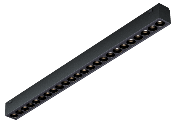 Трековый магнитный светильник iLedex Vision 4825-039-L389-24W-36DG-3000K-BK