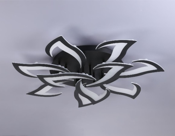 Потолочная светодиодная люстра с пультом управления Ambrella Light ACRYLICA FA4474