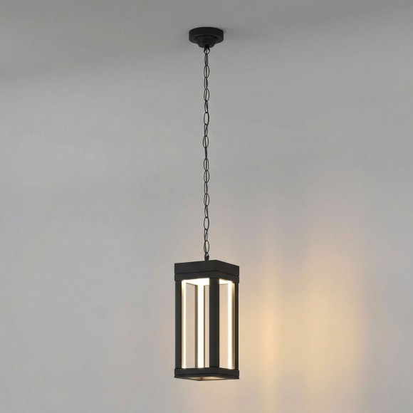 Уличный подвесной светильник Elektrostandard Frame 1528 TECHNO LED черный 4690389219115 a072091