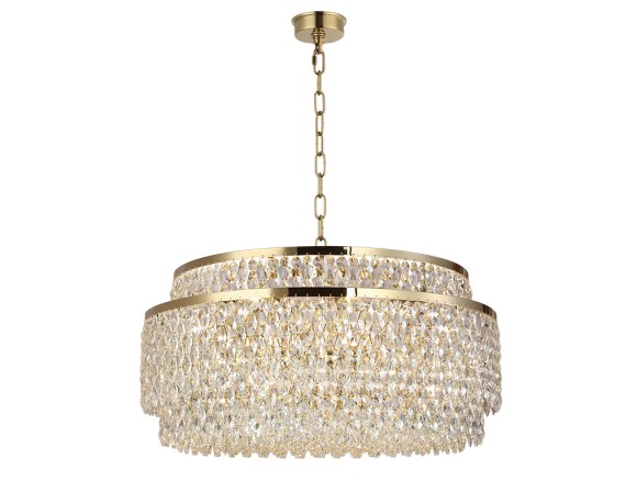 Подвесная люстра Newport Tiffany 8530/80 C gold polished М0070716