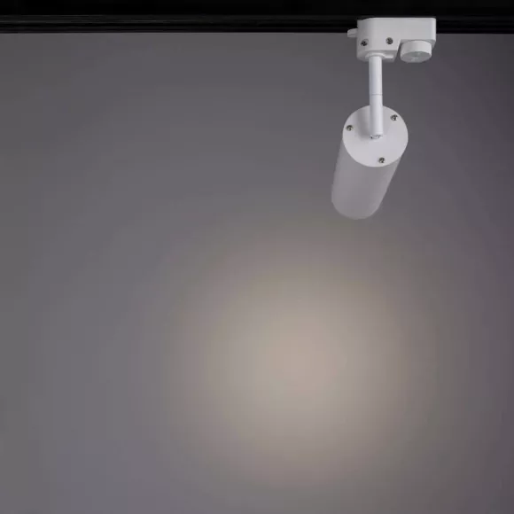 Трековый светодиодный светильник Arte Lamp Track Lights A1412PL-1WH, Белый, Нейтральный белый, Алюминий Трековый светодиодный светильник Arte Lamp Track Lights A1412PL-1WH, Белый, Нейтральный белый, Алюминий