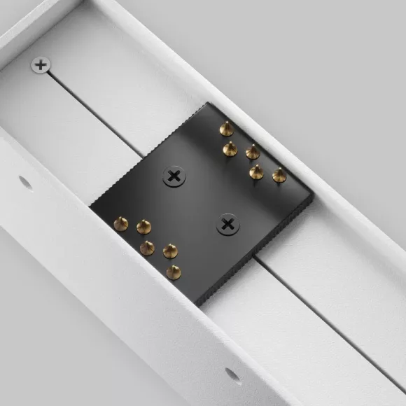 Трековый светильник Maytoni Points TR128B-12W4K-M-W, вид снизу Трековый светильник Maytoni Points TR128B-12W4K-M-W, вид снизу
